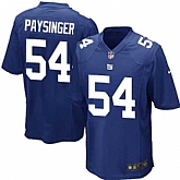 Nike Men & Women & Youth Giants #54 Paysinger  Blue Team Color Game Jersey,baseball caps,new era cap wholesale,wholesale hats